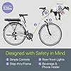 Electric Bike, Delta Cycle rDrive Ebike - 396Wh Lithium-Ion Battery, 55 Miles On A Single Charge - 7 Speed Shimano Gear System, Front & Rear V-Brakes - Safety Lights, Storage Rack & Kickstand #4