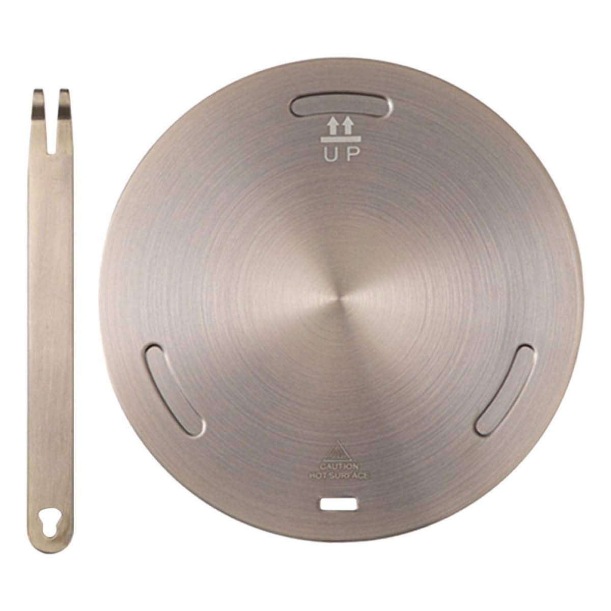 Adaptador de Inducción para Cocina Placa Difusora de Calor Acero Inoxidable y Aleación de Aluminio para Transferencia Uniforme de Calor en Cocción