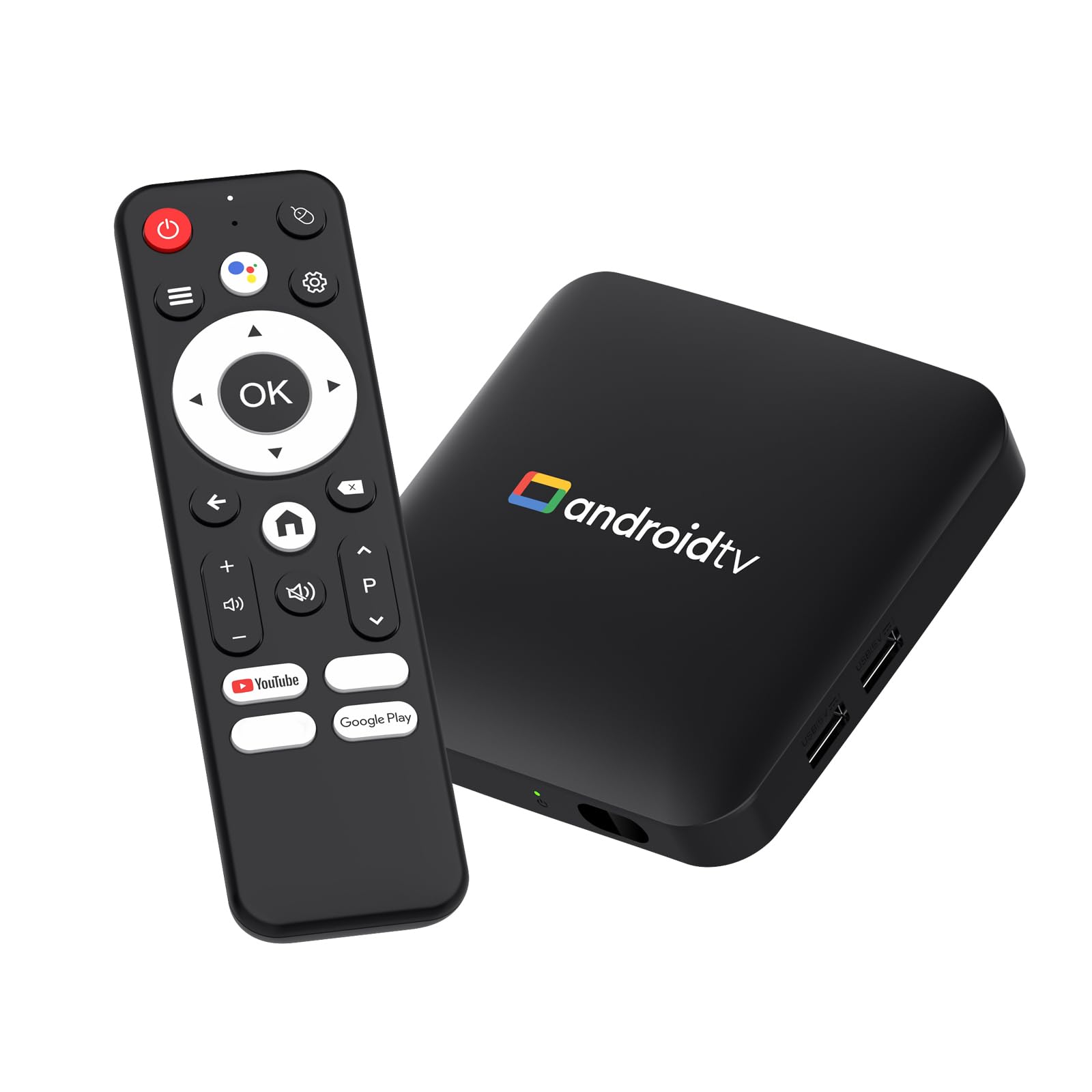 Android 14.0 TV Box 64bit 2GB RAM 16GB ROM Amlogic S905L3 100M Ethernet WiFi6 Dual-WiFi 2.4G/5G 4K BT5.x USB TV Box