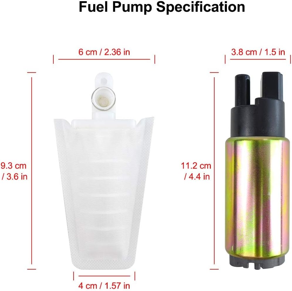 Fuel Pump for Polaris Ranger 500 700 800 2006-2010 W/Regulator 43PSI and Strainer