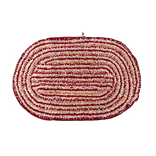 Image of Door Mats for Home | Door Mats for Home Entrance | Door Mat for Bathroom| Soft & Super Absorbent Mats for Shower | Washable, Non-Slip & Quick-Drying Mats (Pack of 2) (Pink)