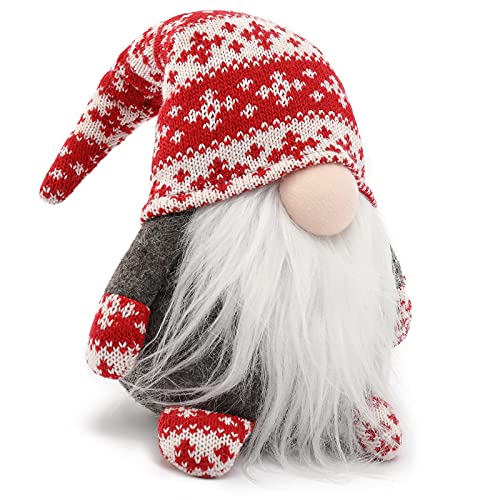 Gnome Christmas Decorations Swedish Tomte Stuffed Gnomes Plush Ornaments Holiday Elf Dwarf Thanksgiving Halloween Valentines Nordic Santa Gifts Home Tiered Tray Tabletop Decor