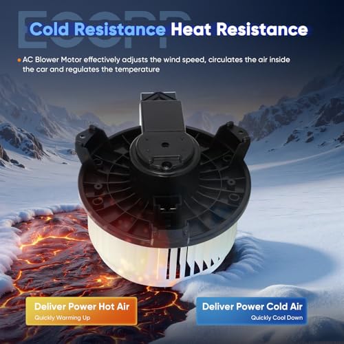 Image of ECCPP 700203 AC Blower Motor Fit for Acura MDX TL RDX TLX TSX 2007-2017 A /C | for Honda Accord Crosstour CRV Odyssey Pilot,Dodge Journey Ram 1500 2500 3500,Jeep Wrangler,Chrysler Sebring,Ford Edge Fusion