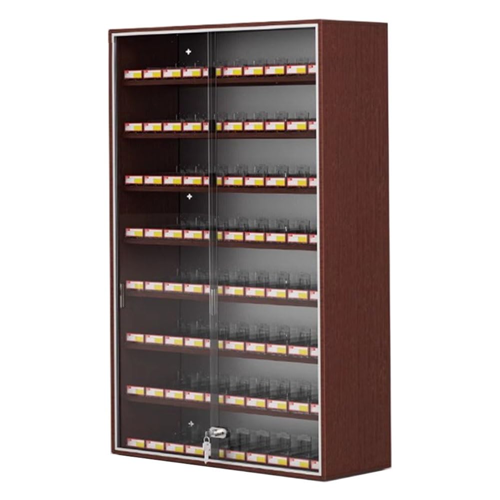 cigarette cupboard Amazon.com: exproyzk Cigarette Cabinet with Door and Lock, Aluminum  Cigarette Candy Display Cabinet Showcase, Wall Mounted Cigarette Rack for  Supermarket Convenience Store (Color : Brown, Size : 80x100x7cm) :  Industrial & Scientific