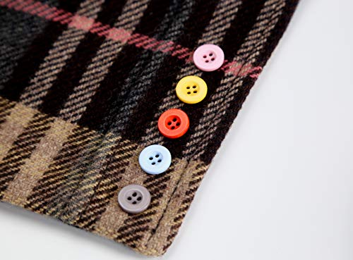 Ganssia 5/8 Inch (15Mm) Mix 15 Colors Buttons For Sewing 4 Holes Resin Button For Crafts Scrapbooking Pack Of 300 Pcs With Box (Each Color 20 Pcs) #TOP3