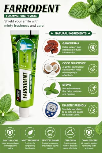 Image of Toothpaste 150g - Pack of 3 | Teeth Whitening paste | Stain Removal Tooth Paste with Mint Flavour | Advanced Health Anti-Germ Toothpaste | Whitens Yellow Teeth | Enamel-Safe for Daily