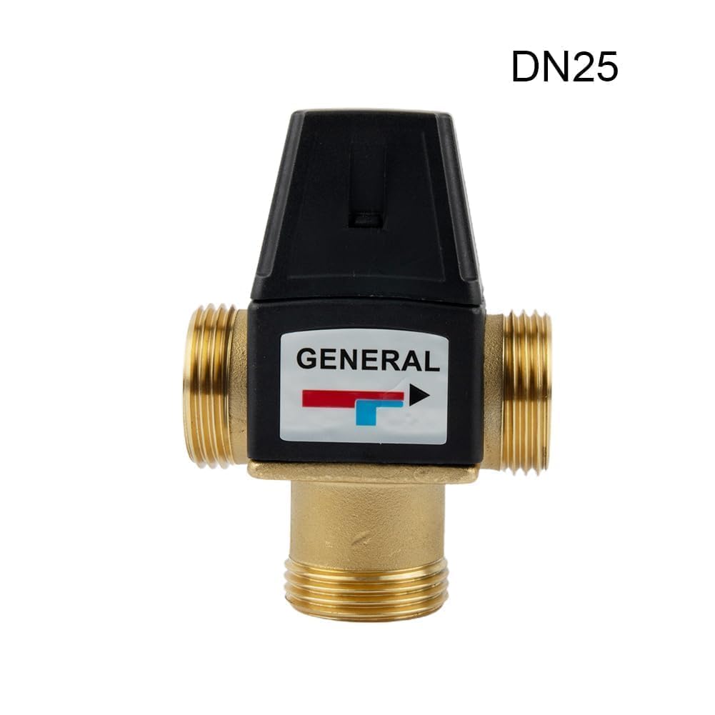 Esbe - Válvula mezcladora termostática 35-60 °C de latón DN20 DN25 Rosca Macho para Agua Caliente Sanitaria y calefacción por Suelo Radiante (DN25)
