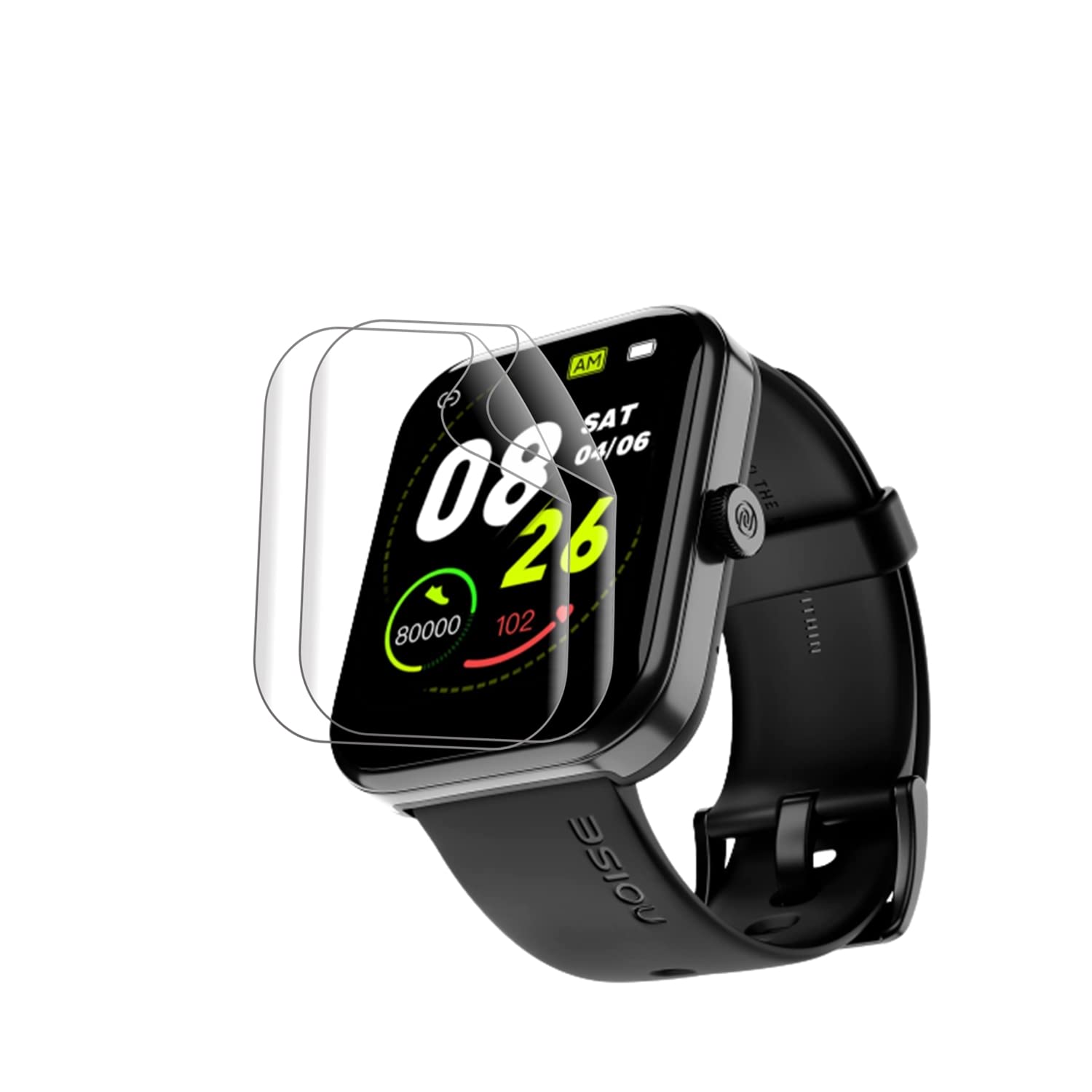 Wisely [Pack 3 For Noise Pulse 2 Max SmartWatch Screen Scratch Guard Full Screen Protector Compatible for Noise Pulse 2 Max 1.85"- Flexible TPU - HD Clear - Bubble-Free (Pack of 3pcs) (B0BS1G99N3) Amazon Price History, Amazon Price Tracker