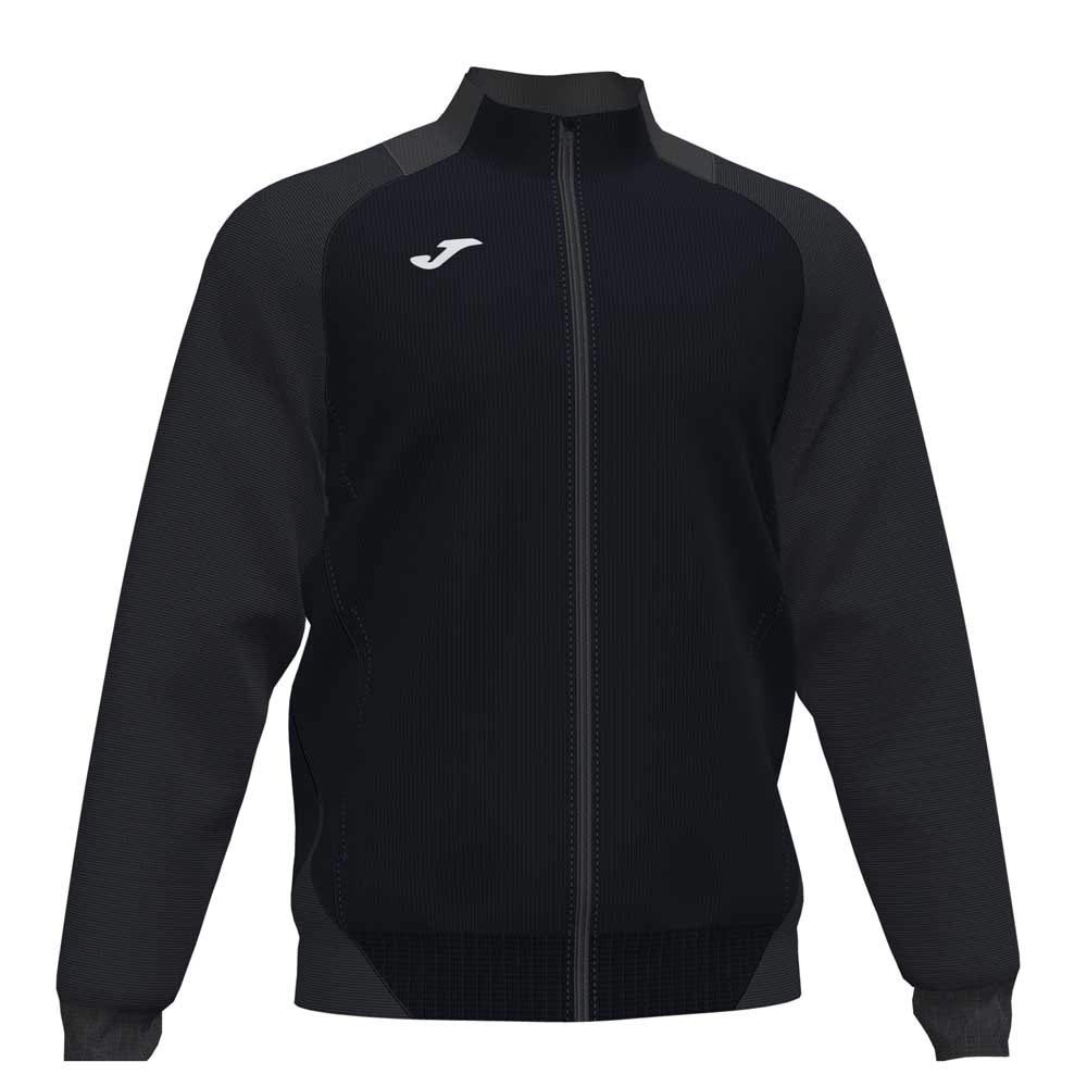 Joma Essential II Jacket and Vest Cabal, Men, Black-Anthracite, M