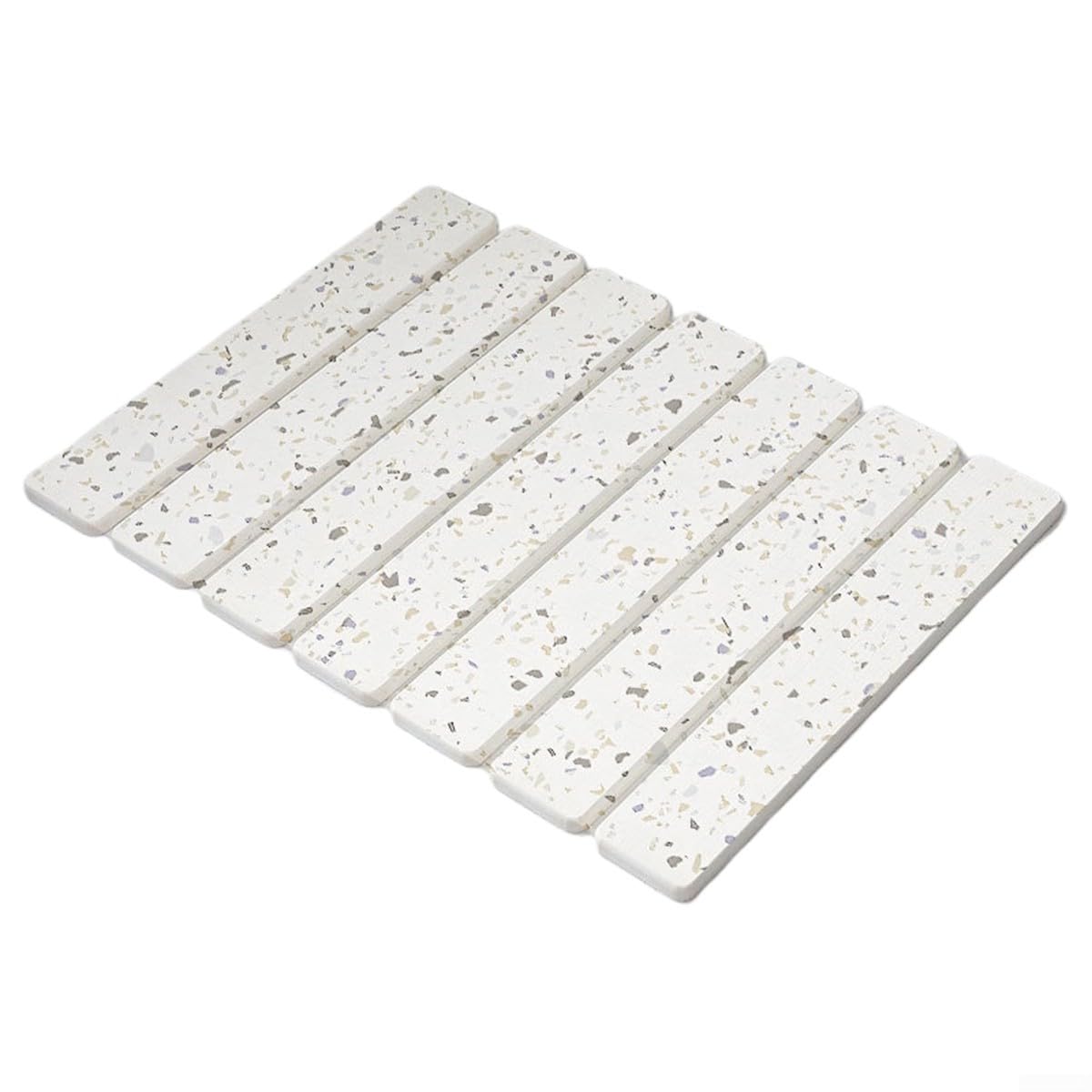 Tapete de tierra de diatomeas: secado ultra rápido y absorción limpia para tu cocina beige