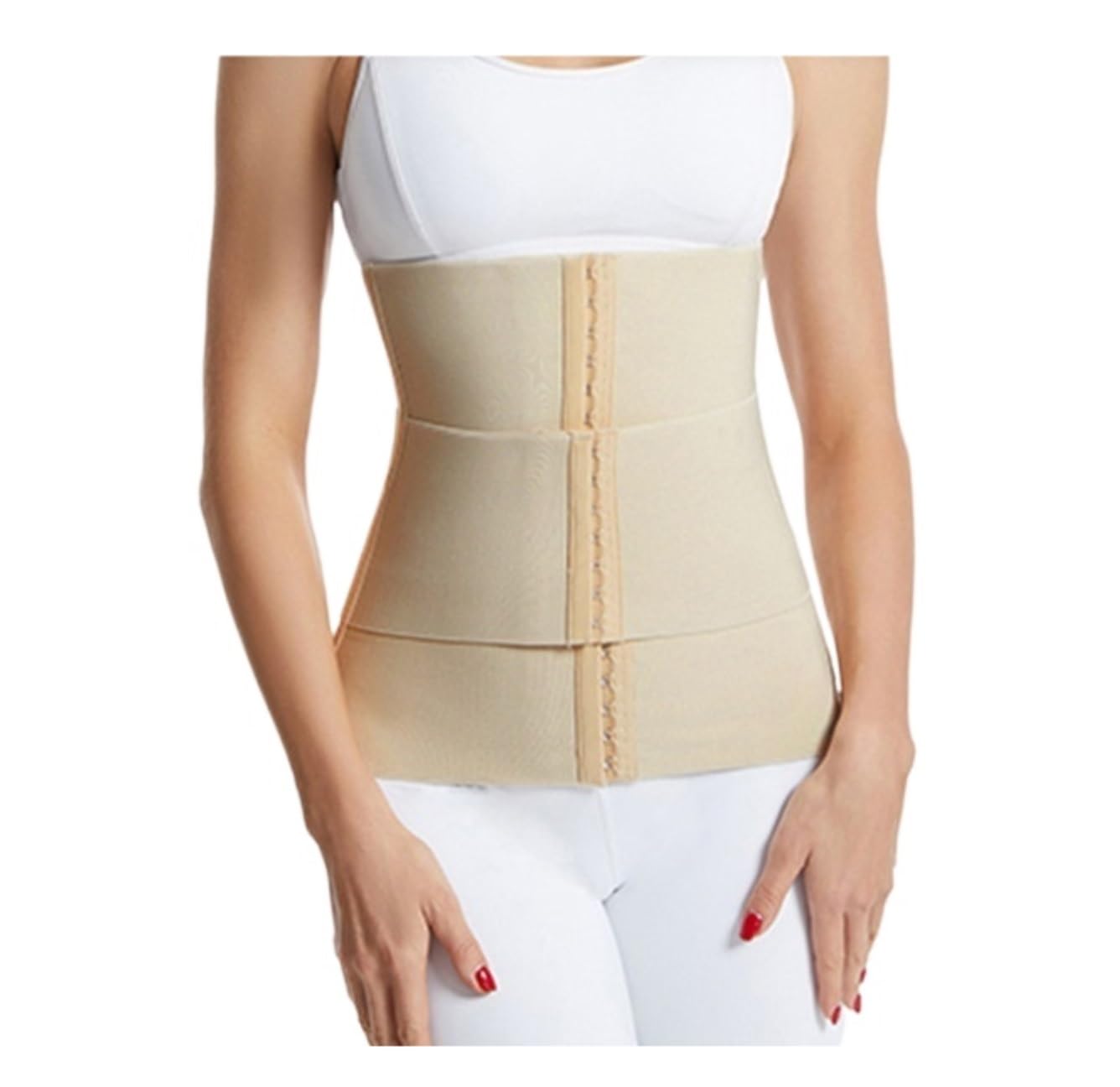Faja Lumbar Cinturón De Entrenamiento Cintura para Mujer, Soporte Lumbar, Corrector Postura, Moldeador Cuerpo, Vendaje Envolvente, Faja para El Abdomen Inferior Soporte Lumbares(Beige,M)
