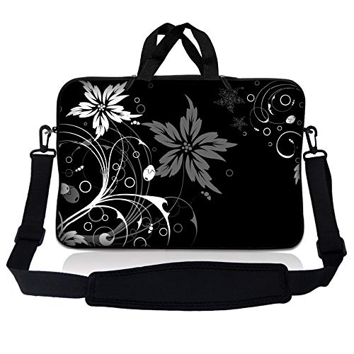 Funda Laptop Neopreno 10-11.6 pulg Diseño Floral miniatura 1