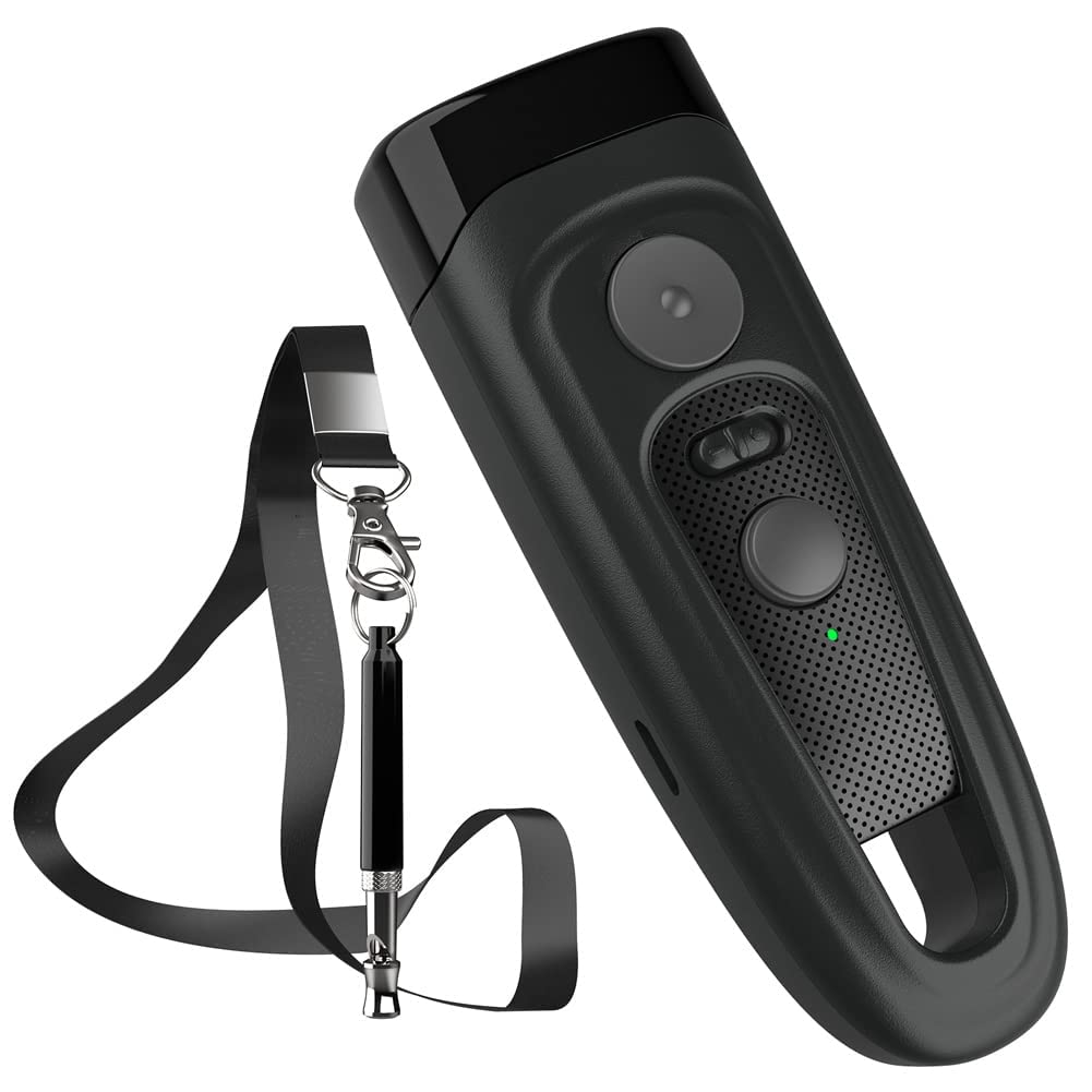 Ultrasonic Dog Bark Deterrent - Rechargeable Bark Control Device - Dog Barking Deterrent Devices - Dog Behavior Training Tool Control Devices of 16.4 Ft Effective Control Range with Dog Whistles -PU60