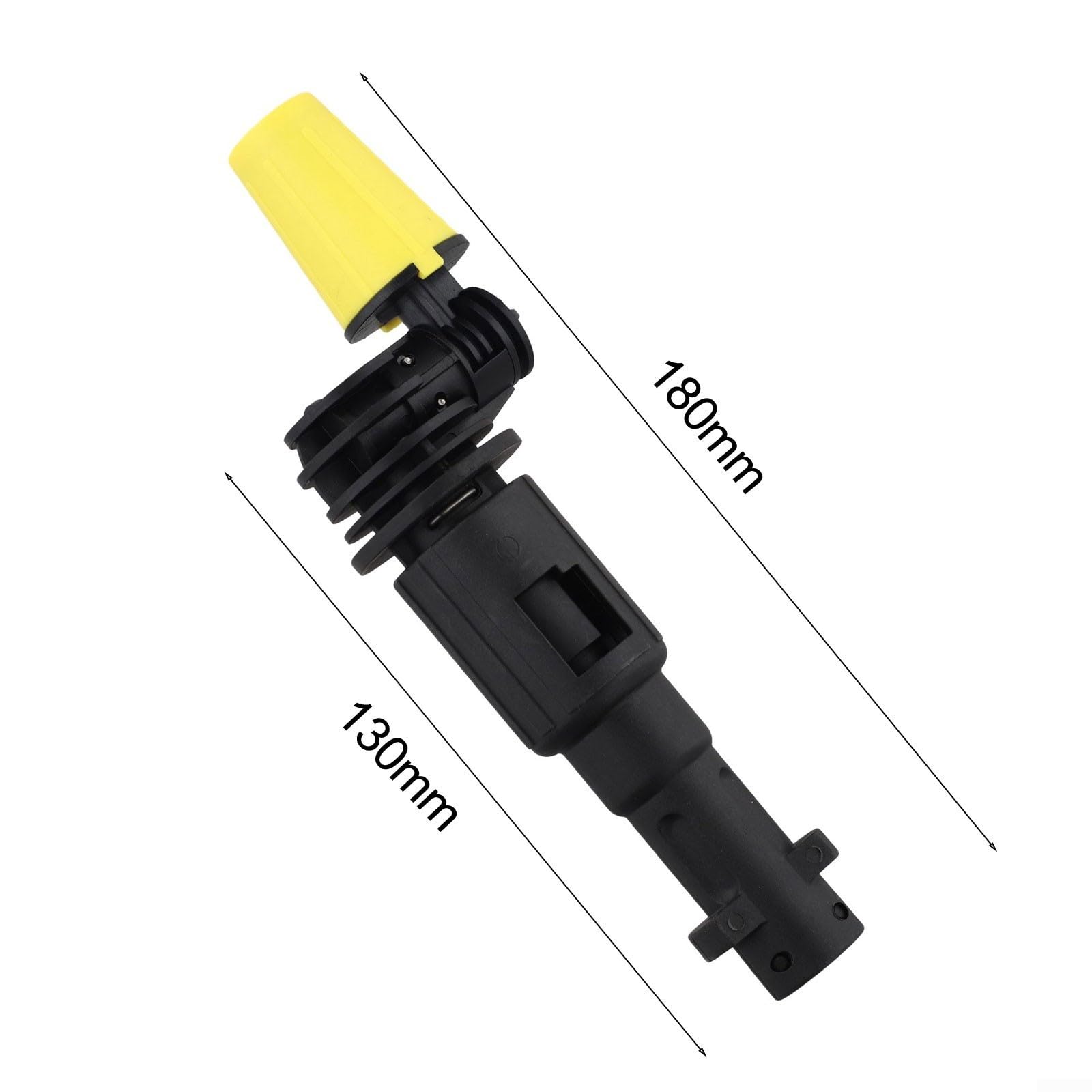 Turbo dysza czyszcząca do myjki wysokociśnieniowej K2, obrotowa o 360 stopni, bezpośrednia wymiana dyszy turbo do Karcher do serii K2, otwór 1,1 mm, strumień obrotowy pod wysokim ciśnieniem