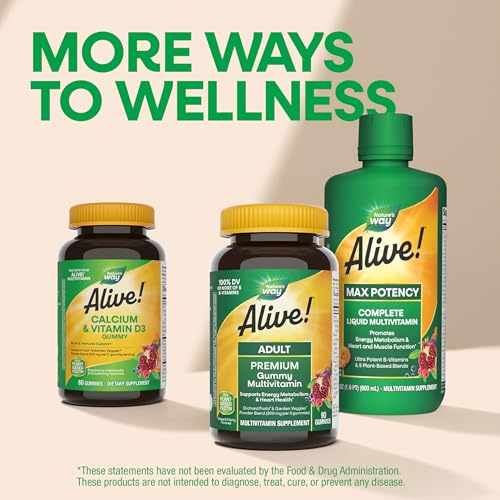 Nature’s Way Alive! Chewable Calcium Gummies with Vitamin D3, 60 ct - image 8