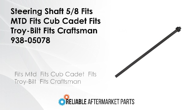 Amazon.com: Steering Shaft 5/8 Fits MTD Fits Cub Cadet Fits