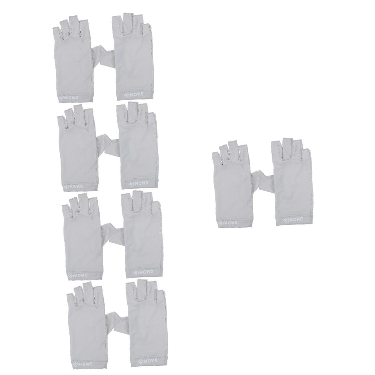 FOMIYES 5 Paia Guanti Guanti Di Donna Per Unghie in Gel Anti Per Gel Manicure Asciugatrice Tessuto Puntare Le Da Donna