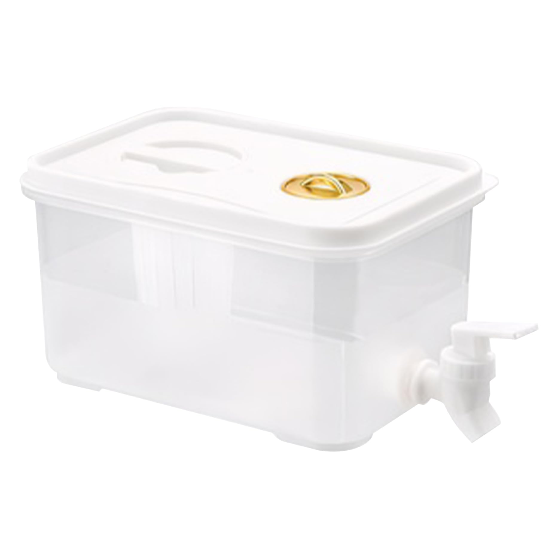Distributeur de boissons pour réfrigérateur, distributeur de boissons 10 l avec robinet et filtre, boisson en plastique avec couvercle anti-fuite, limonade pour thé chaud froid au lait