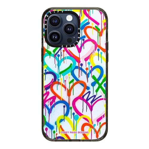 Coque iPhone 15 Pro Max antichoc MagSafe et étui de protection artistique motifs cœurs