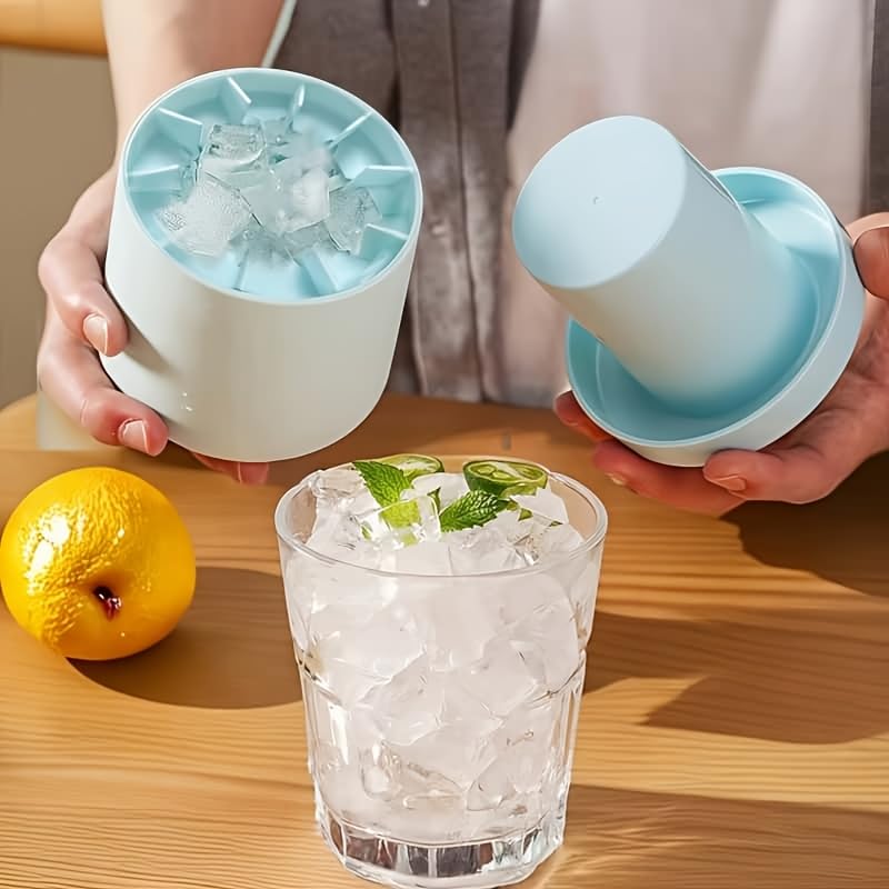Molde de silicona para cubos de hielo rápido y durable miniatura 4
