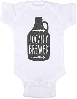 Locally Brewed Craft Beer Drinking Alcohol Funny Baby Bodysuit Gift
