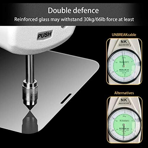 UNBREAKcable iPhone XS/X Glass Screen Protector [2 Pack], 2.5D Double Defence Series Premium Tempered Glass for iPhone XS/X 5.8 inch [Anti-scratch, Anti-fingerprint, Bubble Free and Case-friendly]