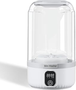 Portable Washing Machine,Wireless, Underwear, Baby Clothes,Small Washer Is Suitable for Solo Living, Apartments, Hotels, Travel