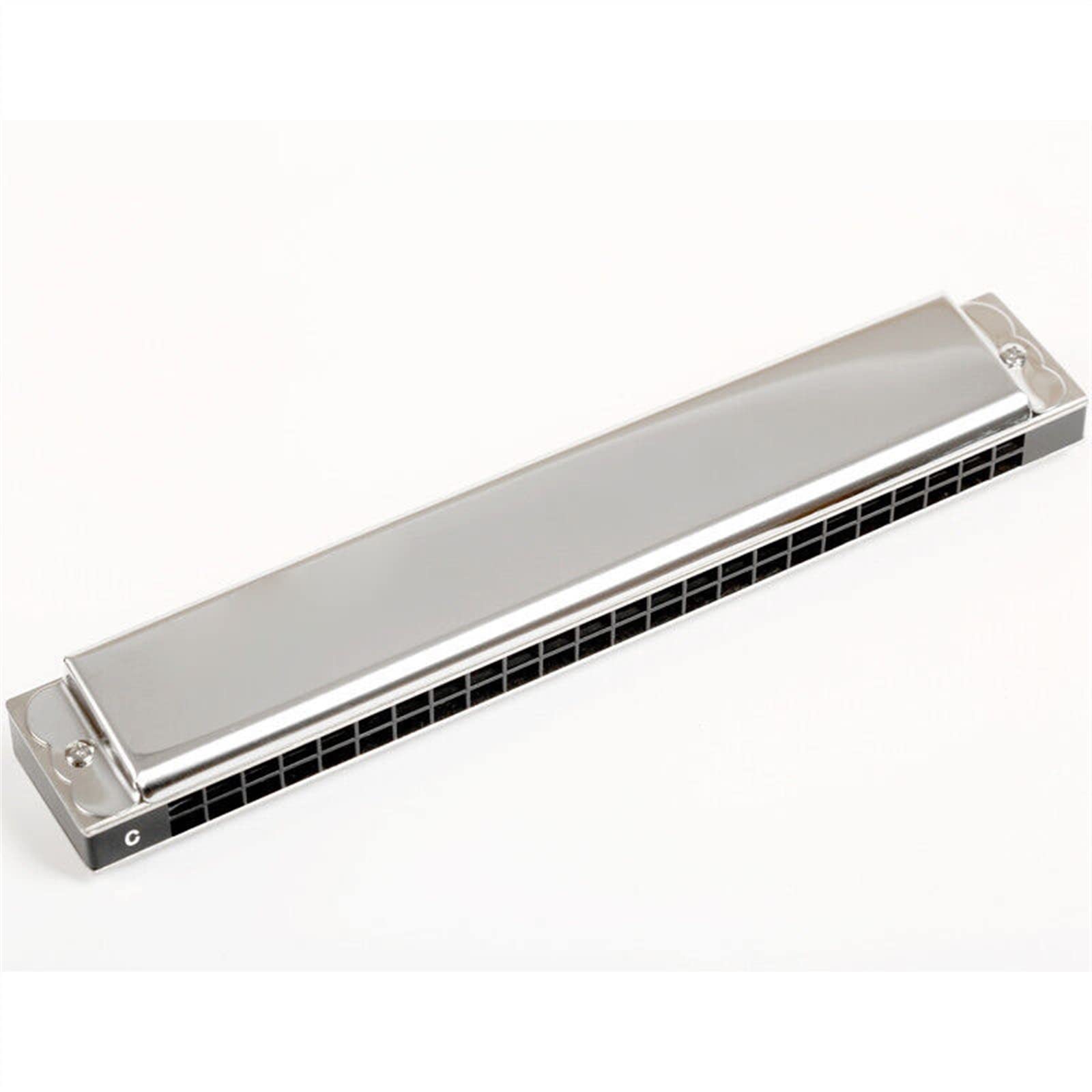Harmonijka 24-dołkowa Profesjonalny Klucz Tremolo Polifonicznej Harmonijki Ustnej CG Harmonijka Dla Początkujących (Color : G key)