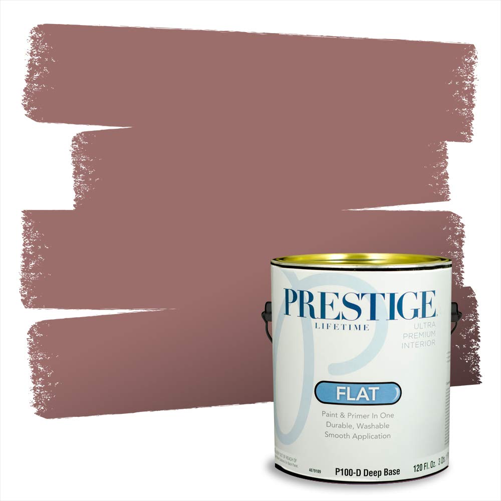 PRESTIGE Paints Interior Paint and Primer In One, 1-Gallon, Flat, Comparable Match of Benjamin Moore* Bourbon Street*