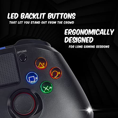 Cosmic-Byte-Stratos-Xenon-PS4iOSAndroid-Wireless-Programmable-Gamepad-Black