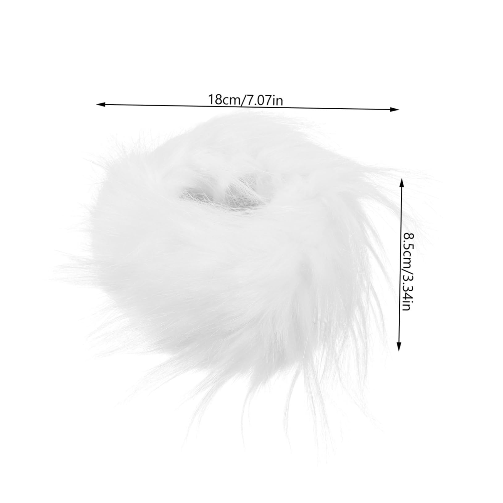 minkissy 1Pair Faux Fur Wrist for Cold Weather Fluffy Arm Warmers for Women Stylish Winter Wrist Cuff Cozy Durable Accessory for Fashionable Outfits Winter present