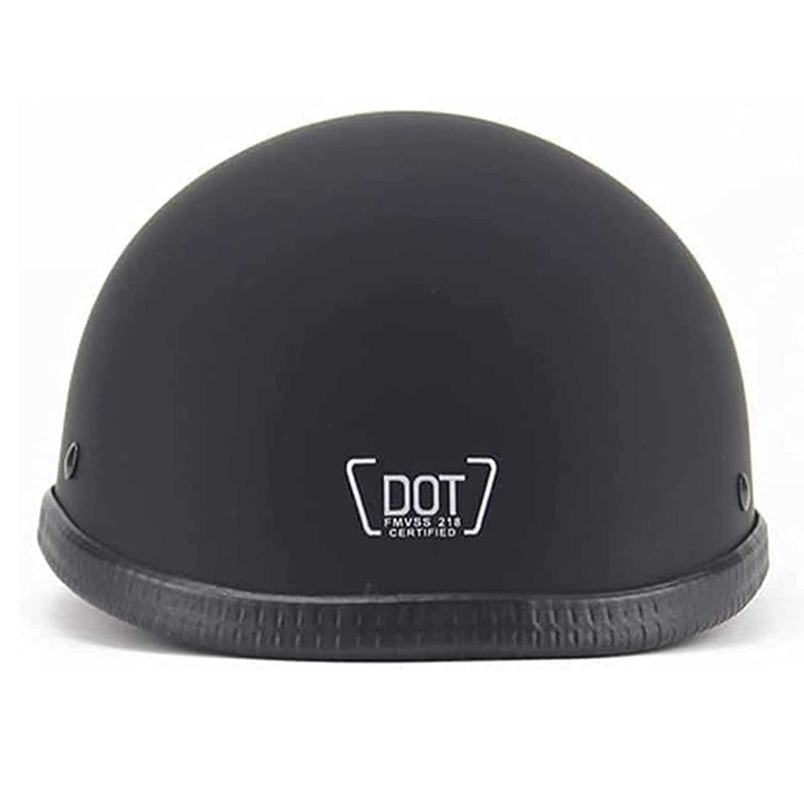 Caschi da Moto Aperti Portatili, Casco Jet omologato ECE, Mezzo Viso, Stile retrò, Leggero, per Uomo e Donna, Casco da Scooter, Cruiser, Chopper A,S=54-56cm