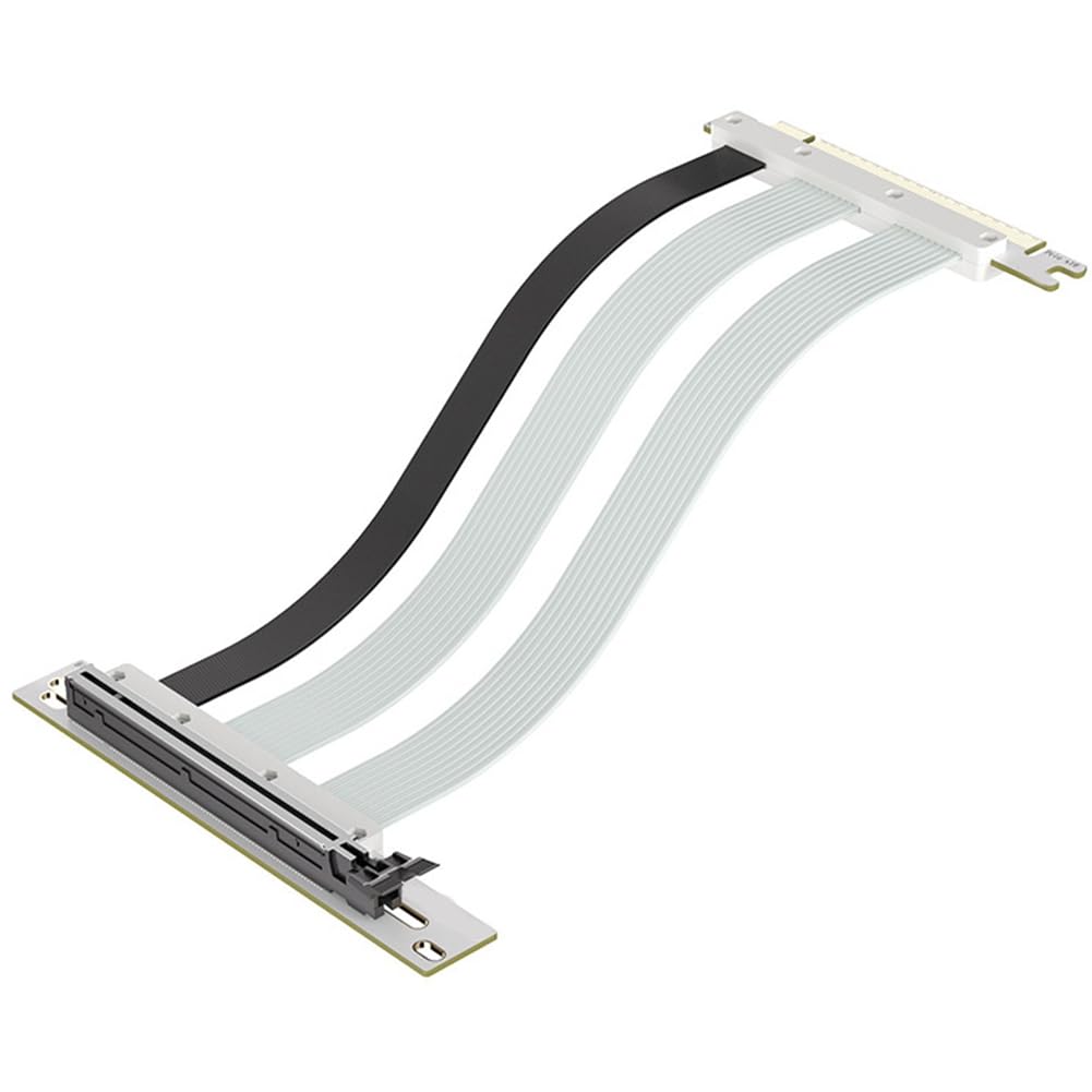 Przedłużacz karty graficznej 20 cm PCI-E 5.0 X16 Riser kabel montażowy 90° przedłużacz GPU