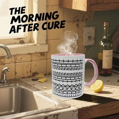Taza de cerámica con mensaje oculto y diseño moderno miniatura 5
