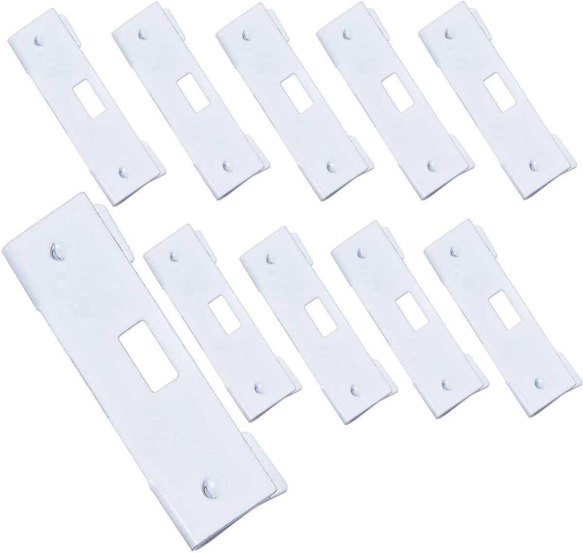 Cutelec White Vertical Blind Repair Vane Savers 20Pcs Blind Repair Clip Vertical Blind Repair Tabs, Window Blinds Replacement
