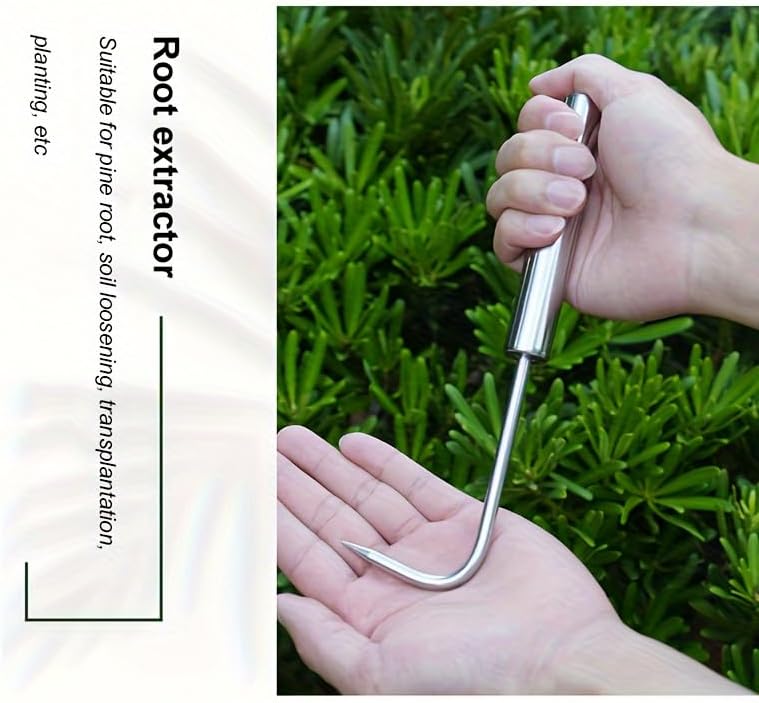 Miniatura 6 de Generic Juego de herramientas de jardín de aleación de aluminio 3 en 1, 3 unidades, plateado, ligero y resistente, asas ergonómicas, ideal para