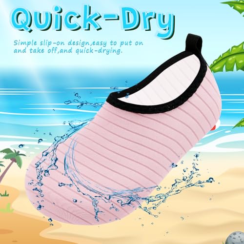 Image of VIFUUR Kids Water Shoes Girls Boys Quick Dry Aqua Socks for Beach Swim Outdoor Sports
