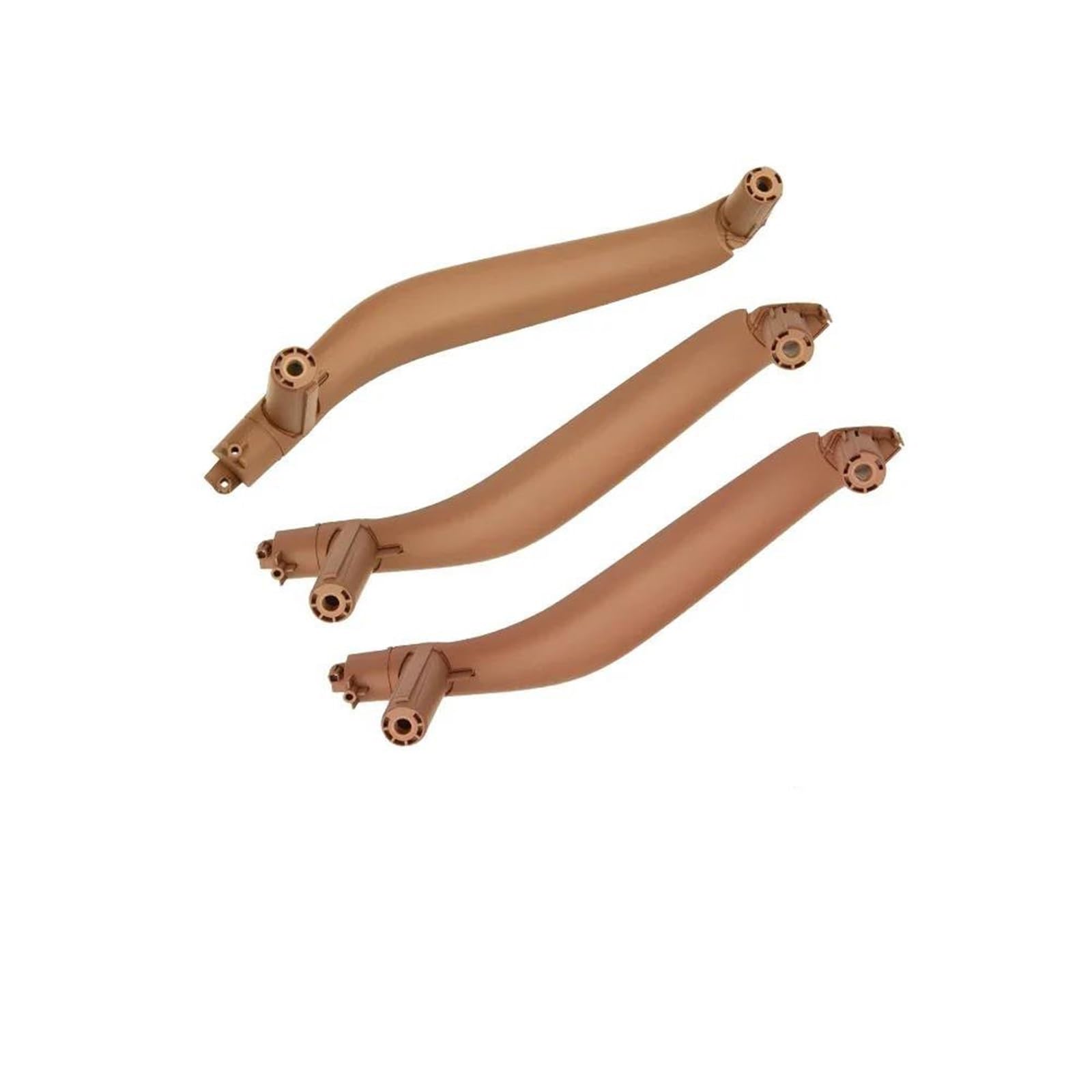 YESKIT LHD Car Interior Door Inside Pull Handle Sets Replacement for BMW X5 X6 F15 F16 2014-2018(Brown)