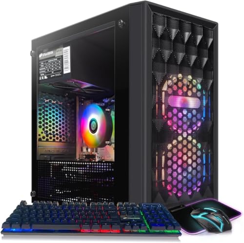 STGAubron Gaming PC Computer Desktop, Radeon RX 560 4G, Intel 10t...