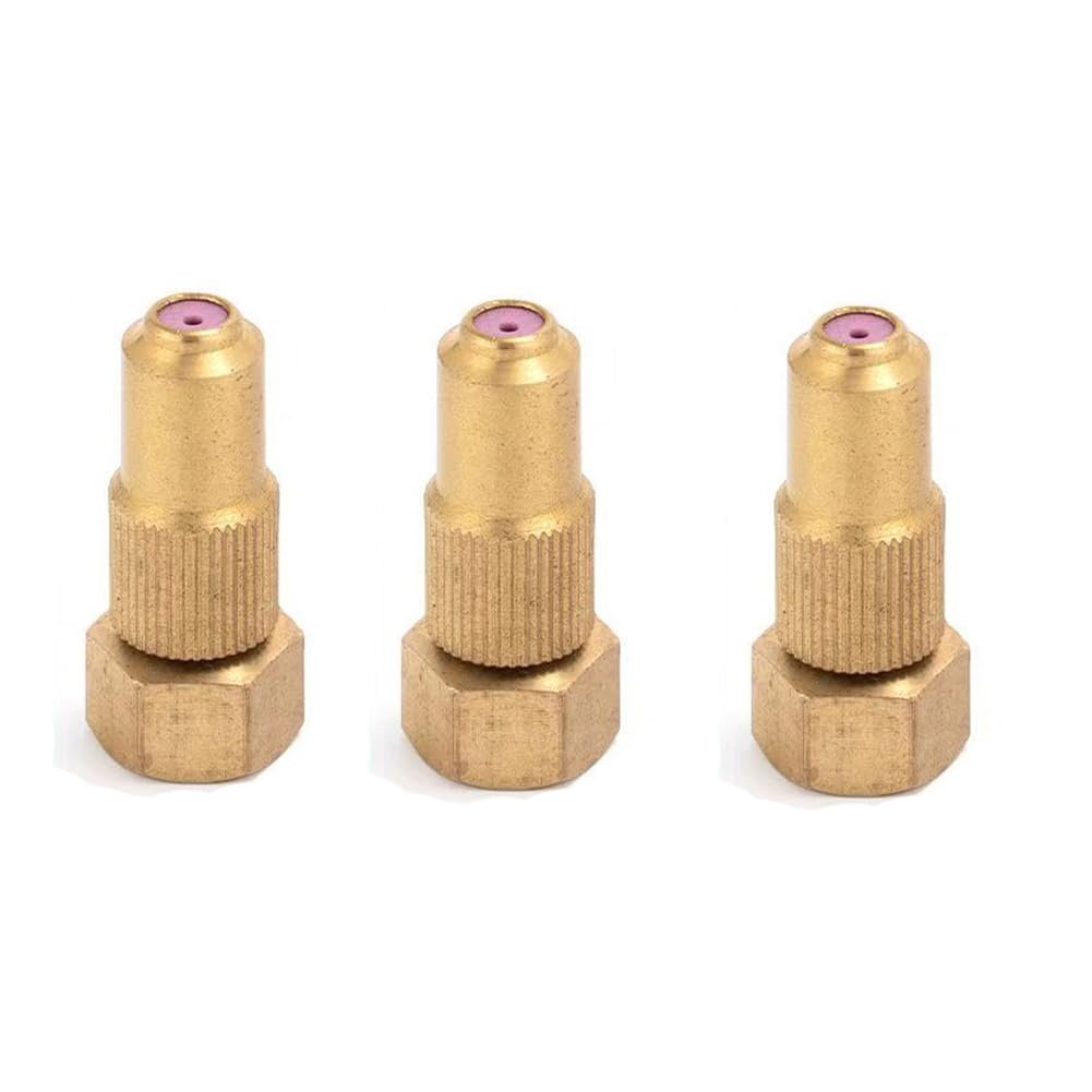 Lrfvhyqnk Brass Ceramic Spray Disc Pressure Washer Nozzles Quick Connect Spray Tips, High Pressure Multicolor Adjustable Nozzle & Stainless Spray Tip 2-10Pcs Washer O-Ring(,3Pc)