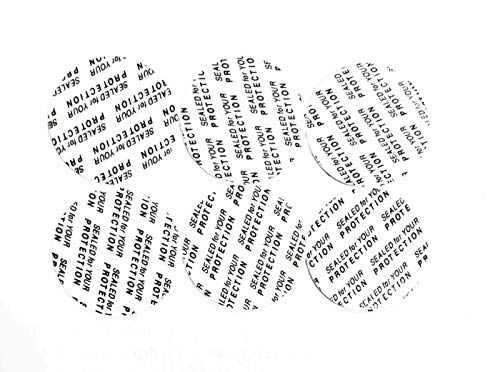 Rewarding Essentials 24 mm Pressure Sensitive PS Foam Cap Liners Tamper Seal Cap Liner Sealed for your Protection (100)