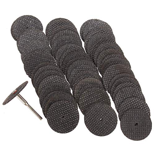 Image of DIY Crafts Resin Cutting Wheel Cut-off Discs Set 2mm Diameter with Connection Rod For Rotary Tools (Pack Of 15 Pcs, Multi Color)