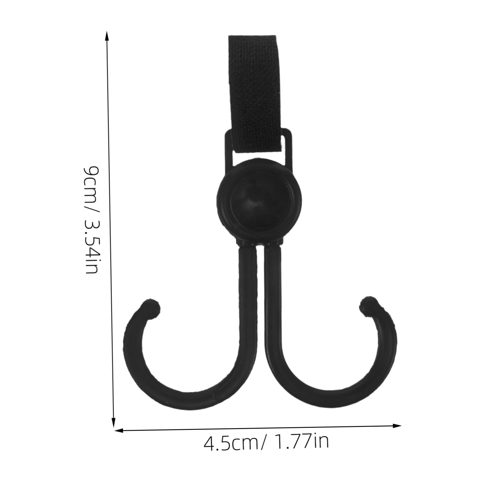 Hohopeti Stroller Hook Set 10 Pack Heavy Duty Hooks for Shopping Cart Electric Bike Pram Universal Stroller Accessories