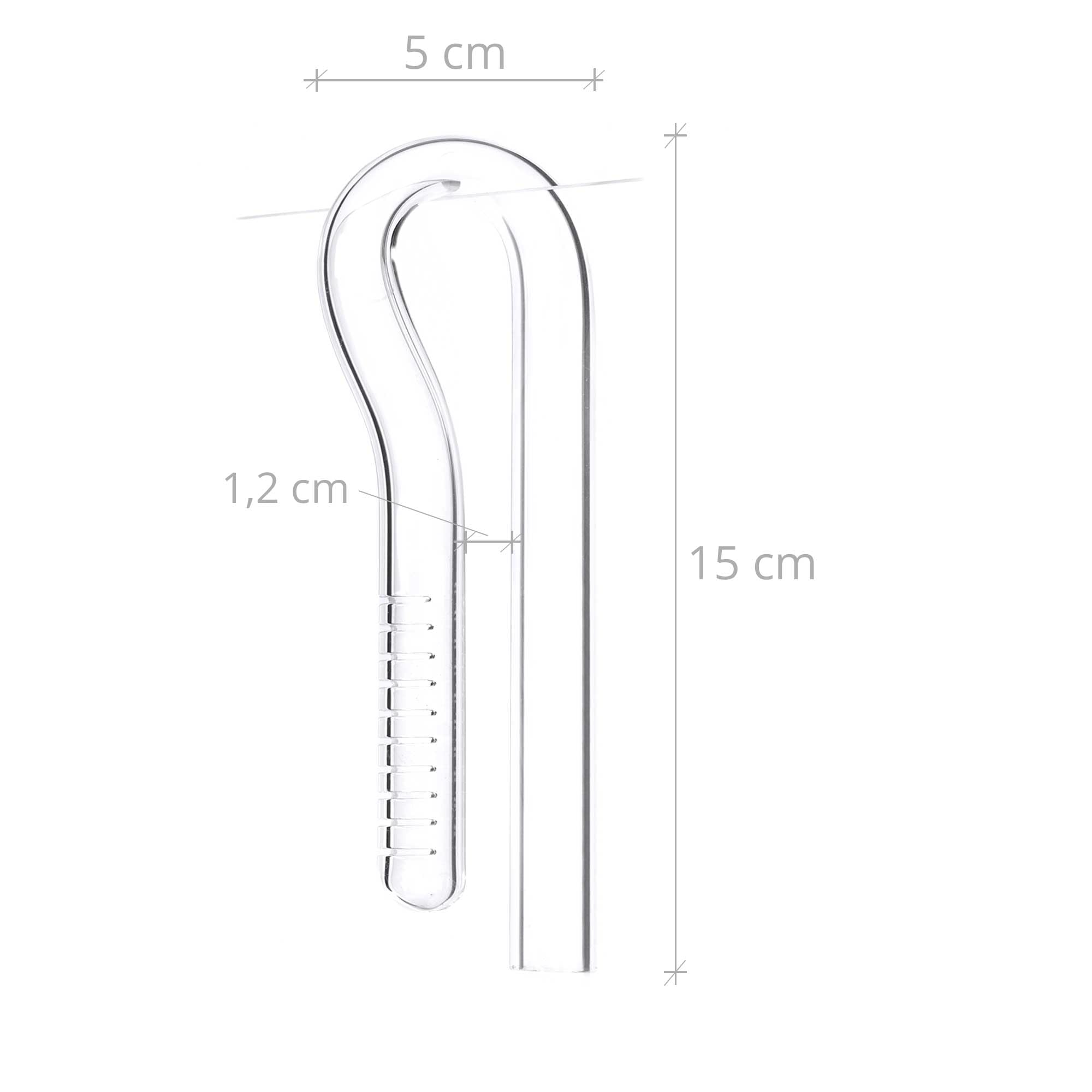 Jet Pipe Inflow-Outflow Set - Aquarium Filtereinlauf Filterauslauf (13mm für 12/16mm Schlauch, Outflow ohne Saugnapf)