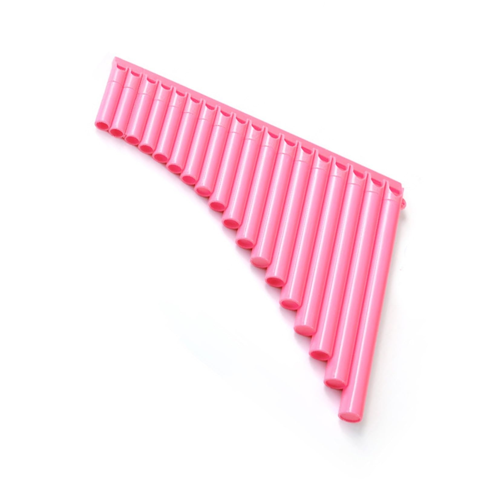Flauti Pan Professionali Flauto Di Pan A 18 Canne In Chiave C. Uno Strumento Per Principianti(Pink)