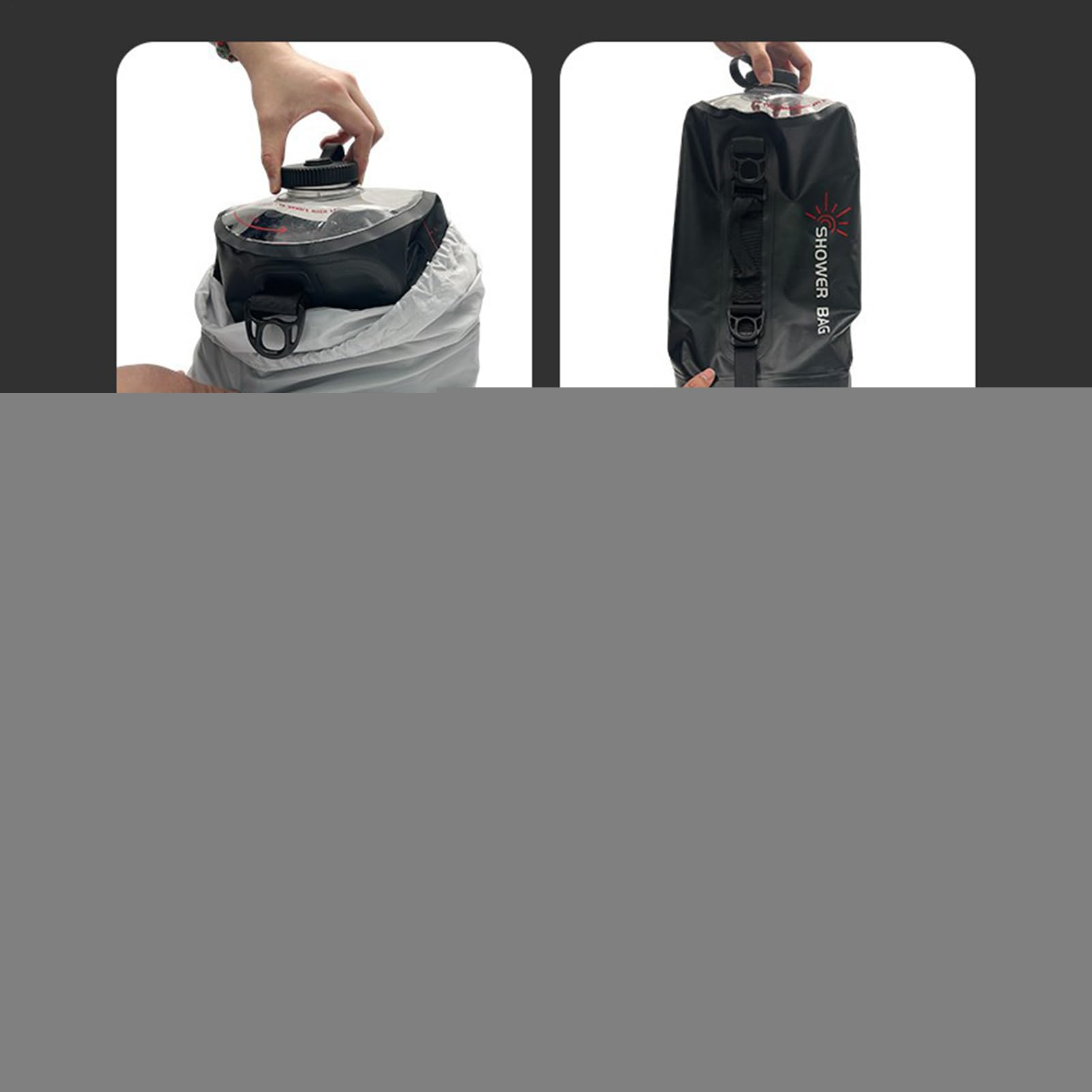 Ducha Camping Al Aire Libre 12 L Calentamiento Solar Manguera Desmontable | Duchas Solares Portátiles Para Acampar Equipo Senderismo, Playa, Natación, Accesorios Viaje, Aire Libre, Overlanding