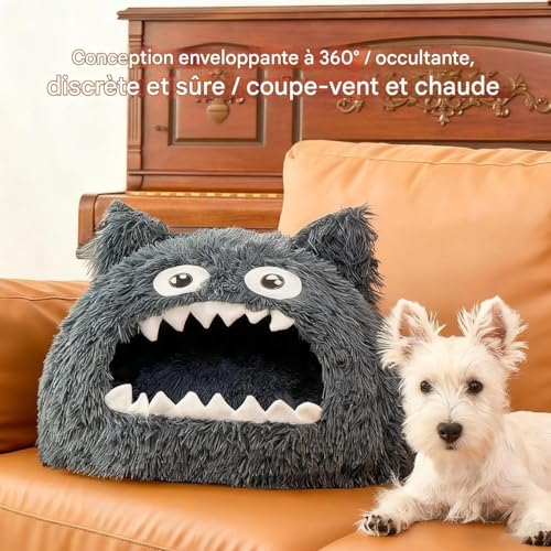 Maison sommeil hiver temps pour petit animal d'intérieur douillet