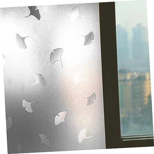 Vinilo decorativo para ventana con diseño de hoja Ginkgo miniatura 6