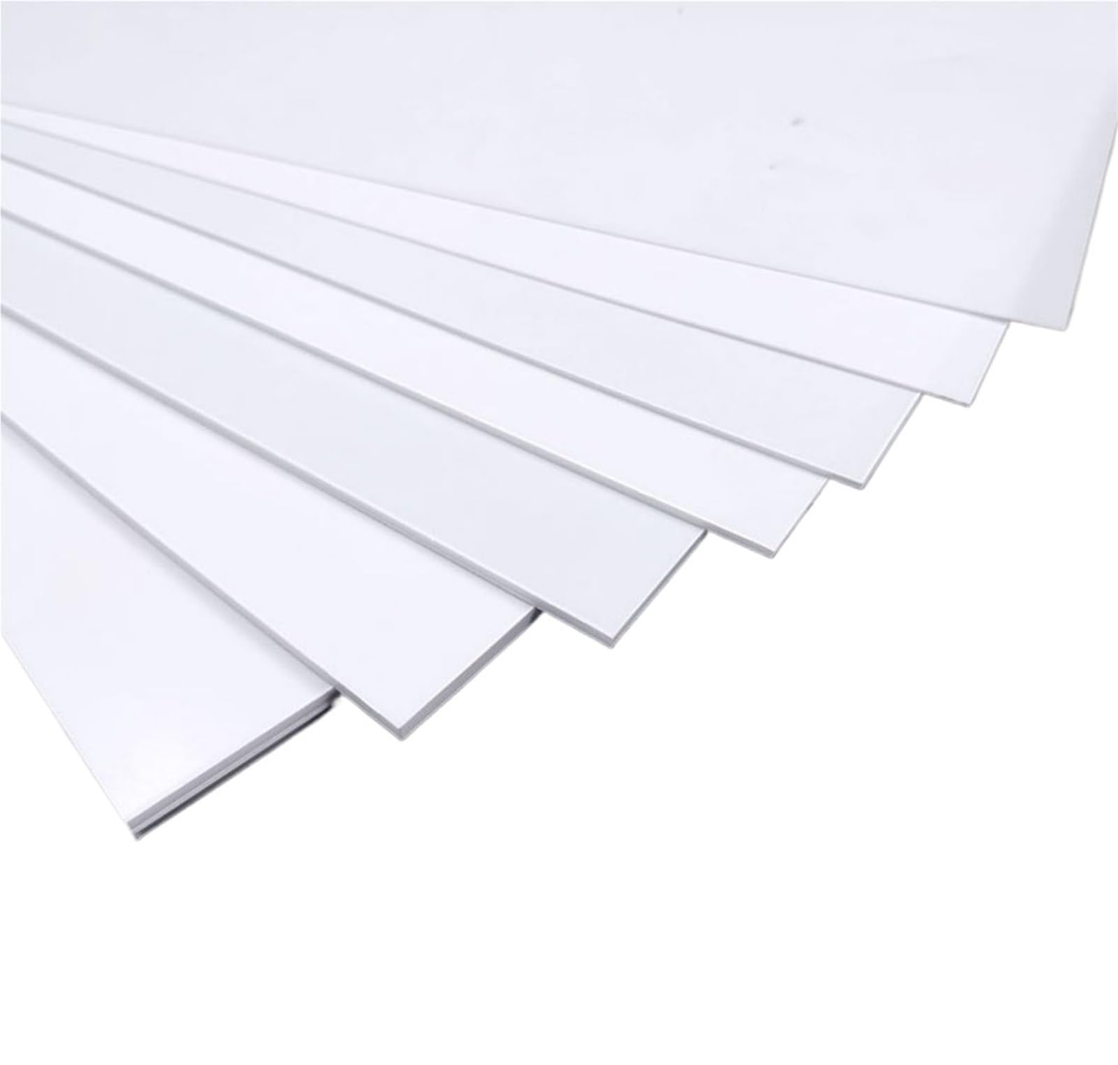 ABS-Kunststoffplatten 1-10 Stück Dicke 0,5/1/1,5/2/3 mm Weiße ABS-Kunststoffplatte 100 * 200 300 Modellblattmaterial for DIY-Modellteilzubehör Bastelarbeiten