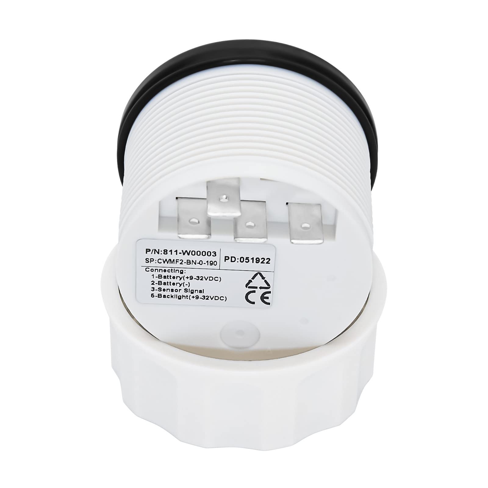 Czujnik poziomu, Czujnik poziomu paliwa 0-190 Ohm z 52 mm miernik poziomu paliwa Czerwony podświetlenie dla Diesel benzynowy samochód Nadaje się do paliwa, wody, cieczy(200mm)